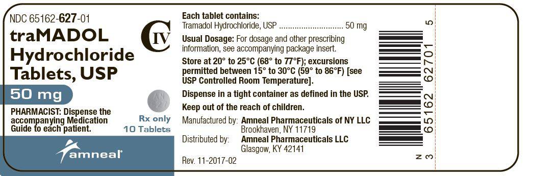 AN 627 Pill Package Label 
