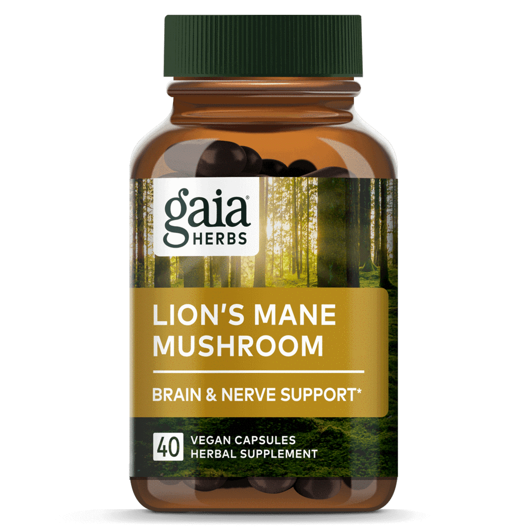 Gaia Lions Mane Mushroom Supplement
