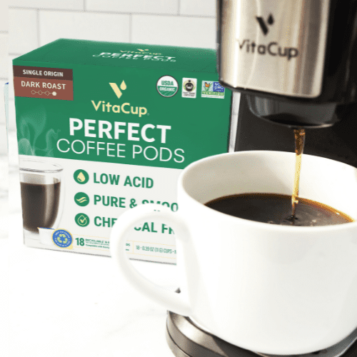 Vitacup low acid coffee
